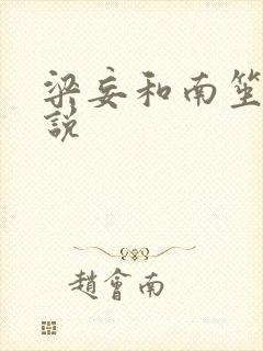 梁妄和南笙的小说