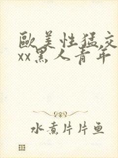 欧美性猛交xxxx黑人青年