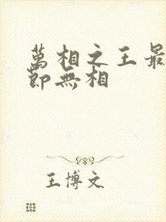 万相之王最新章节无相