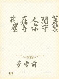 我在人间等你红尘等你守繁华之外是什么歌