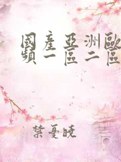 国产亚洲欧美视频一区二区