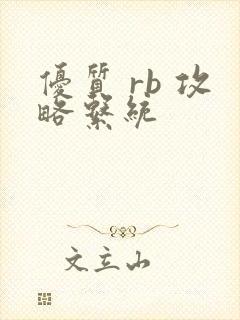 优质 rb 攻略系统