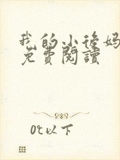 我的小后妈小说免费阅读