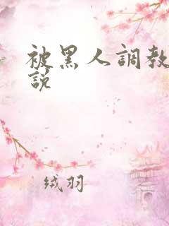 被黑人调教的小说