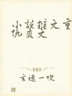 小说推文重生复仇爽文
