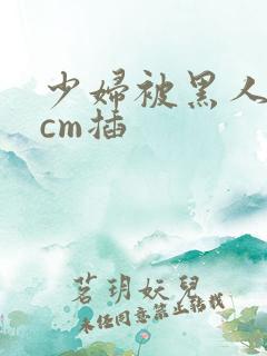 少妇被黑人30cm插