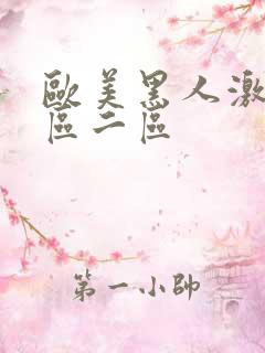 欧美黑人激情一区二区