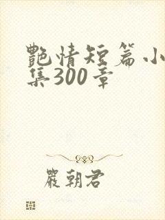 艳情短篇小说合集300章