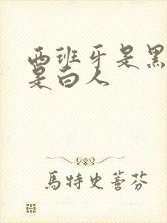 西班牙是黑人还是白人