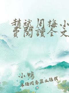 赵斌周梅小说免费阅读全文最新章节