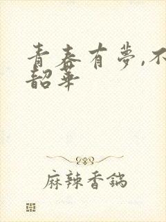 青春有梦,不负韶华