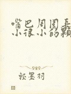 嘴巴周围长了很小很小的颗粒