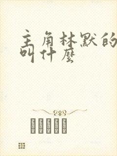 主角林默的小说叫什么