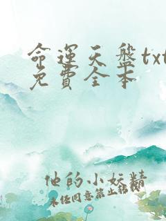 命运天盘txt免费全本
