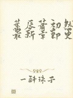 叶辰萧初然全部最新章节更新