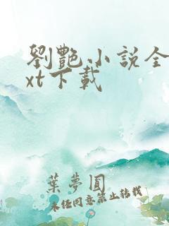 刘艳小说全集txt下载