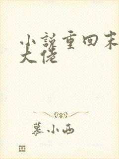 小说重回末世当大佬