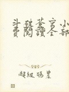 斗破苍穹小说免费阅读全部软件