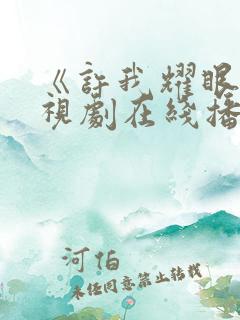 《许我耀眼》电视剧在线播放27集免费