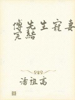 傅先生宠妻无度完结