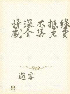 情深不抵缘错短剧全集免费观看