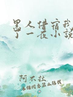 黑人借宿我被躁了一夜小说