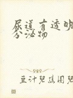 尿道有透明液体分泌物