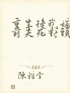 重生后我嫁给了前夫死对头小说