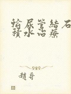 输尿管结石肾脏积水治疗