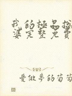 我的极品总裁老婆完整免费