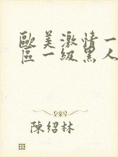 欧美激情一区二区一级黑人片