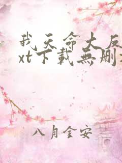 我天命大反派txt下载无删减