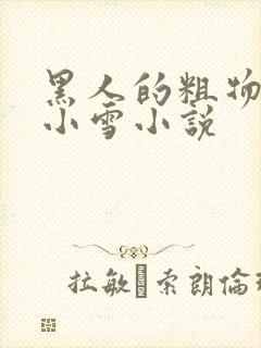 黑人的粗物进入小雪小说