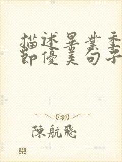 描述毕业季的季节优美句子