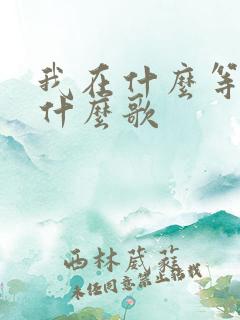 我在什么等你是什么歌