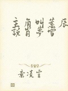 主角叫叶辰的小说肖梦雪