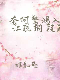 奈何惊鸿入我心 江疏桐 段知许