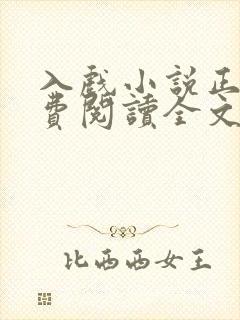 入戏小说正版免费阅读全文无弹窗