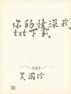 你的情深我不配 txt下载