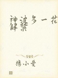 神波多一花黑人解禁