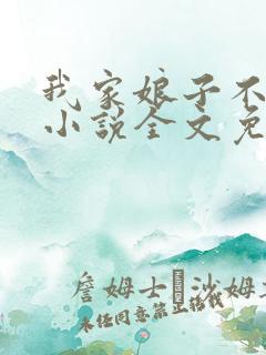 我家娘子不对劲小说全文免费