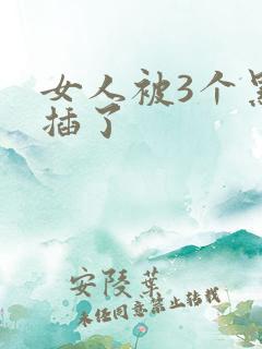 女人被3个黑人插了