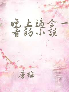 晚上适合一个人看的小说