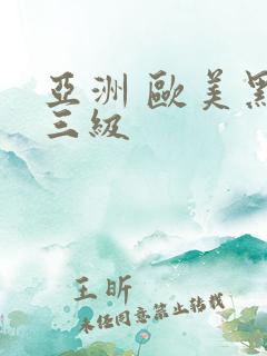 亚洲 欧美黑人三级