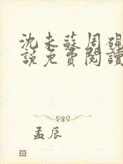 沈未苏周砚怀小说免费阅读