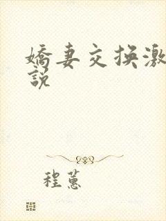 娇妻交换激情小说