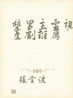 双男主电视剧国产剧推荐