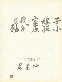 《我家娘子不对劲》原版小说