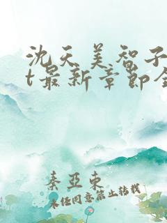 沈天美智子txt最新章节全文阅读