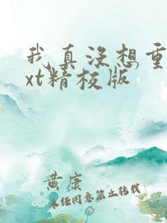 我真没想重生txt精校版